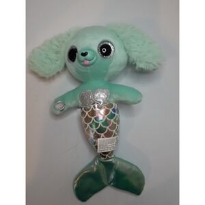 Aqua Mermaid Puppy Plush-Light Up Tail